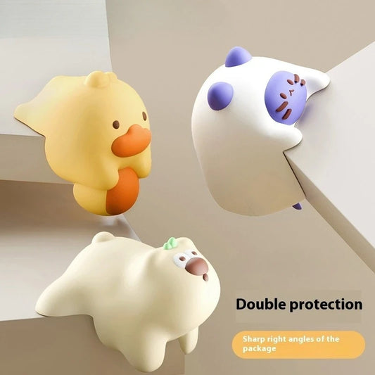3x Silicone Animal Corner Protector