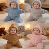 Cotton Cartoon Hooded Romper