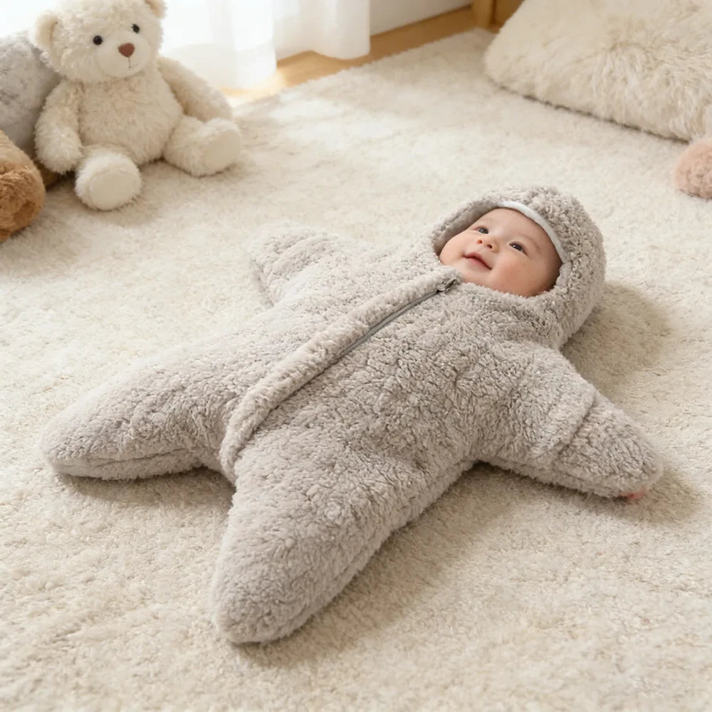 Cotton Cartoon Hooded Romper